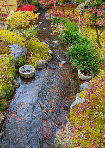 tempio eikando zenrinji a kyoto, giappone - shinto japan temple nature foto e immagini stock