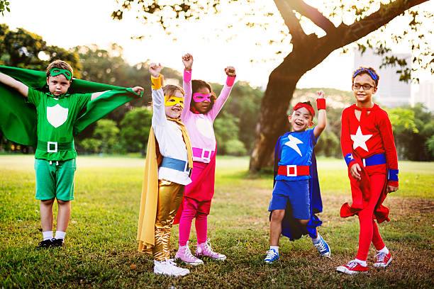 istock Superheroes Team Confidence Aspiration Concept 604374594
