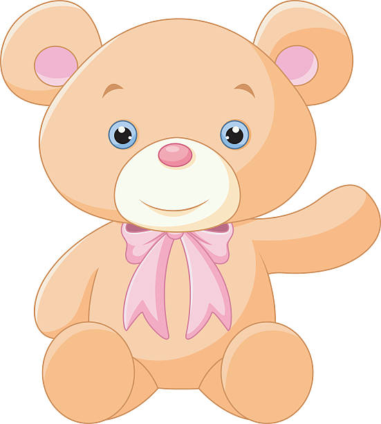 ilustrações de stock, clip art, desenhos animados e ícones de urso pardo mulher feliz - fluffy bear cute friendship
