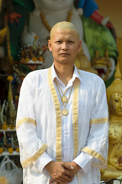 istock Thai Culture Buddhism Ordination Ceremony at temple, 604375494