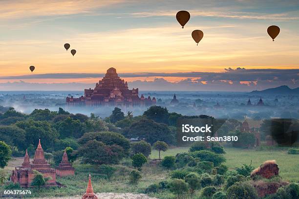 Landmark Of Bagan Stock Photo - Download Image Now - Travel, Ethereal, Journey