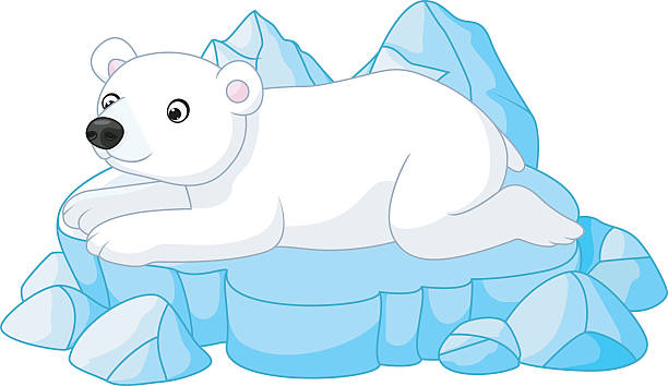 White Polar Bear Cartoon Stock Illustration - Download Image Now - Polar  Bear, Animal, Animal Wildlife - iStock