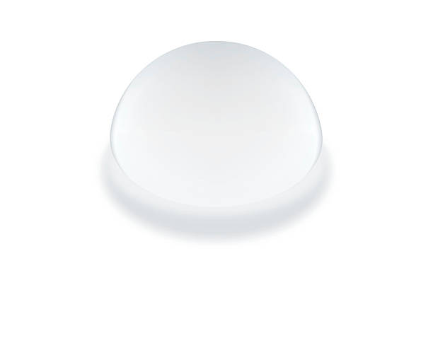 Silicone breast round shape. Silicone breast textured round shapes isolated on white background. Vector object about cosmetic surgery. silicone implants stock illustrations