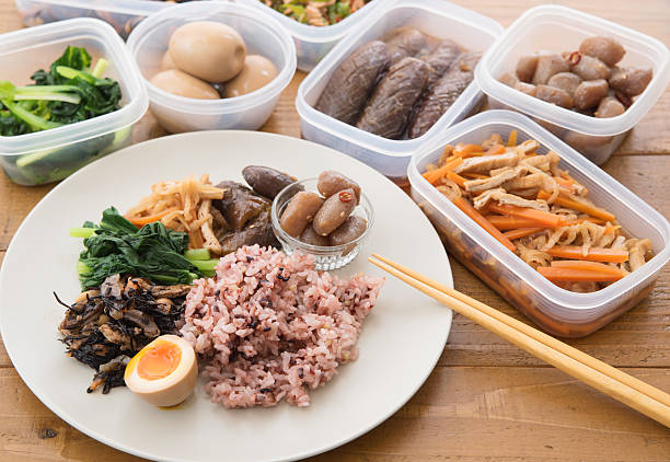istock Japanese cuisine, pre-prepared ingredients 604381680
