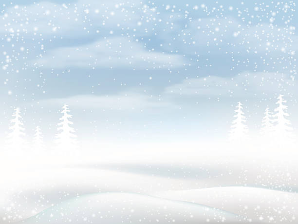 冬の雪の田舎の風景 - winter snow backgrounds landscape点のイラスト素材／クリップアート素材／マンガ素材／アイコン素材