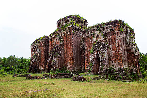 istock Champa ancient tower in Vietnam 604759074