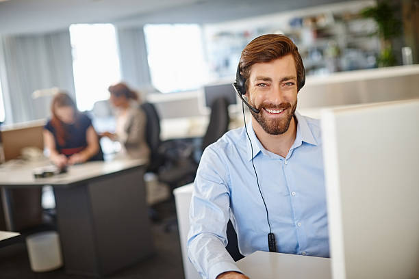 istock The face behind the voice 604760342