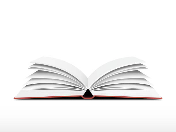 Book open vector Book open realistic effect in vector format open book stock illustrations