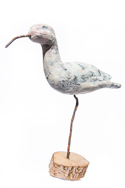 istock vintage wood carved bird 604822140