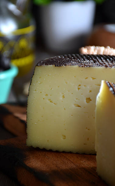 istock Pieces of manchego cheese cured 604822510