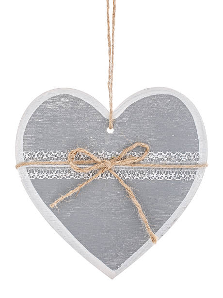 istock vintage  heart decoration on white   background 604823260