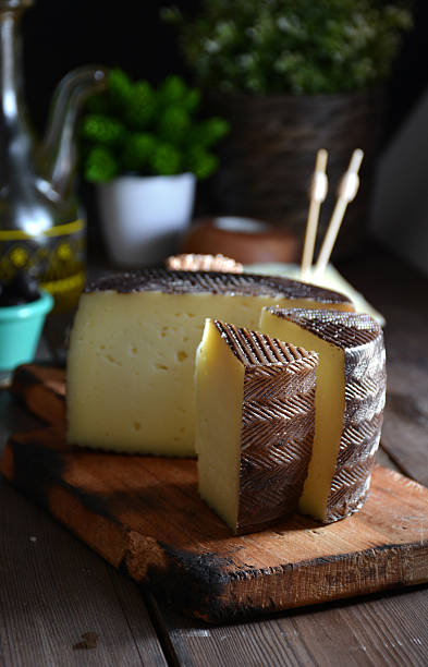 istock Pieces of manchego cheese cured 604823606