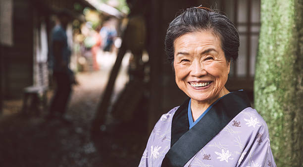 istock Traditional Japanese Senior Woman 604826862