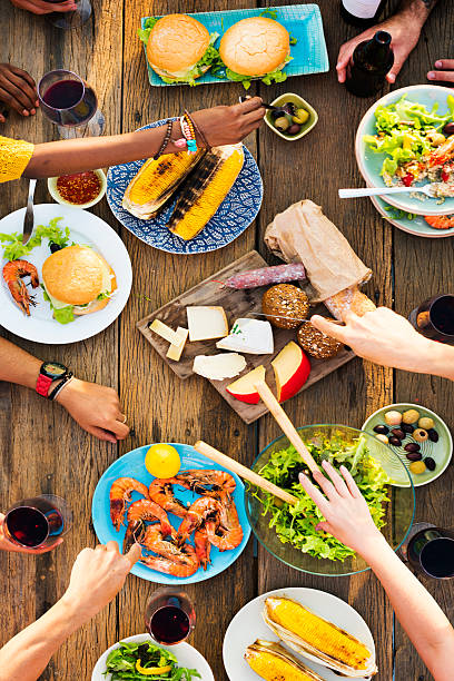 istock Food Festive Restaurant Party Unity Concept 604829308