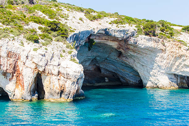 istock Sea caves on Zakynthos 604831962