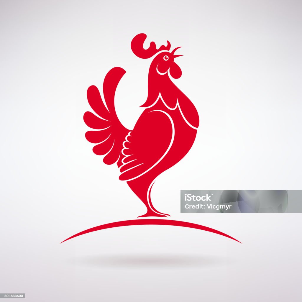 Rooster de gallo - arte vectorial de Gallo libre de derechos