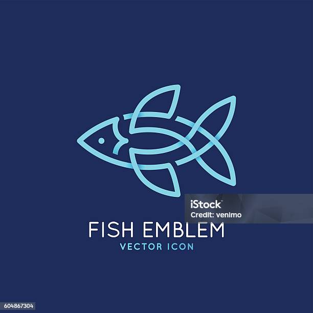 Vector Linear Logo And Emblem Stock Illustration - Download Image Now ...