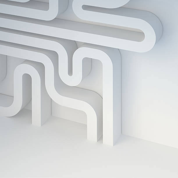Image and association: microcircuit, pipeline, labyrinth, intestine.
