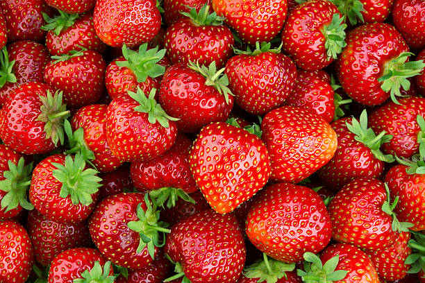 istock Strawberry. Fresh organic berries macro. Fruit background 604894932