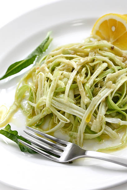 puntarelle alla romana, Italian food Puntarelle alla romana, Italian Food puntarelle stock pictures, royalty-free photos & images