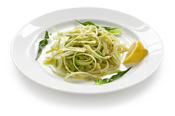 puntarelle alla romana, Italian food Puntarelle alla romana, Italian Food puntarelle stock pictures, royalty-free photos & images