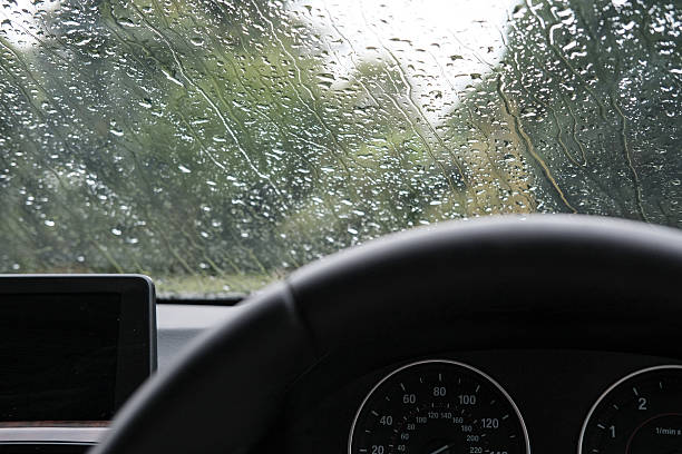 motoristas vista de um bmw esportes carro - raining cats and dogs - fotografias e filmes do acervo
