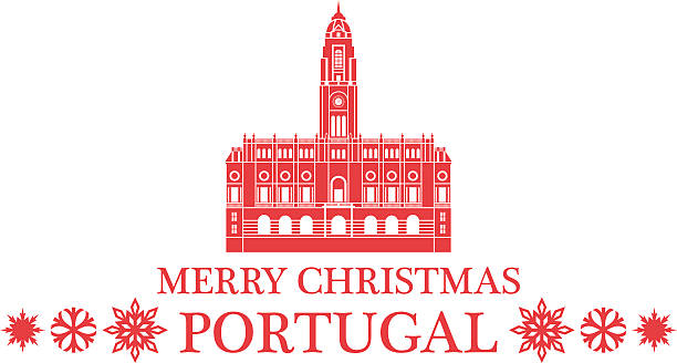 ilustrações de stock, clip art, desenhos animados e ícones de merry christmas portugal - natal lisboa