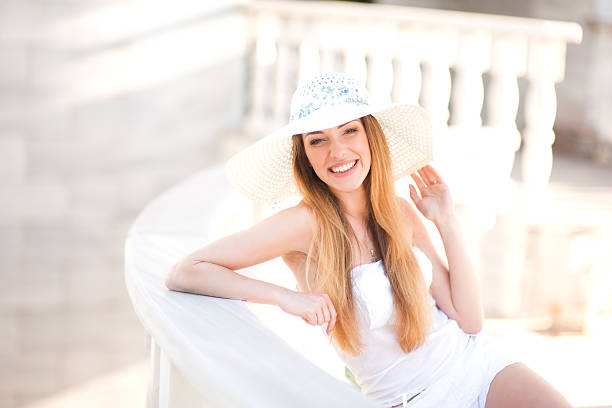 istock Pratty woman in park 604926610