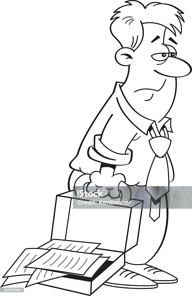 Cartoon Tired Man Stock Illustration - Download Image Now - Exhaustion,  Adult, Adults Only - iStock
