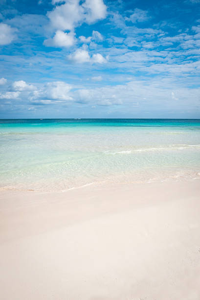 istock white tropical beach in the caribbean sea 605747370