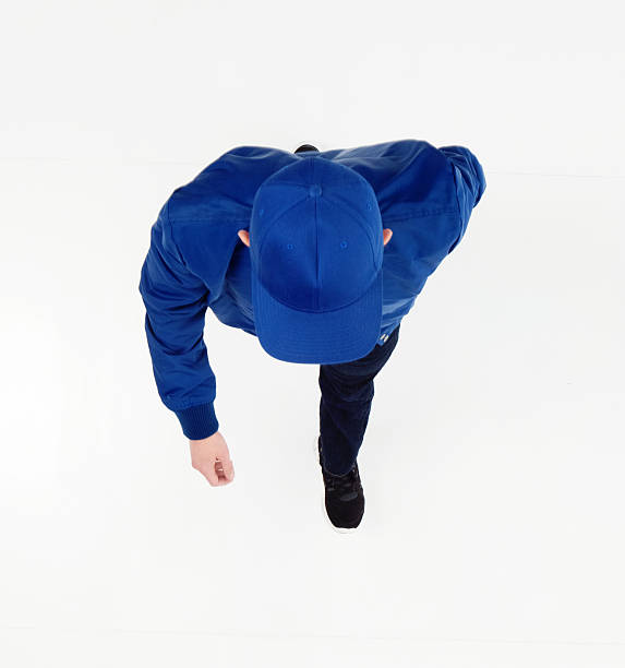 istock Above view of male walking 605754650