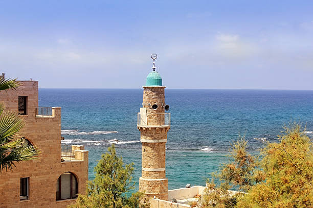 istock Mediterranean Sea from a height of Old Jaffa, Tel Aviv 605754758