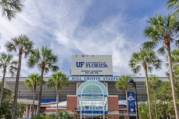 Ben Hill Griffin Stadium at the University of Florida stock photo