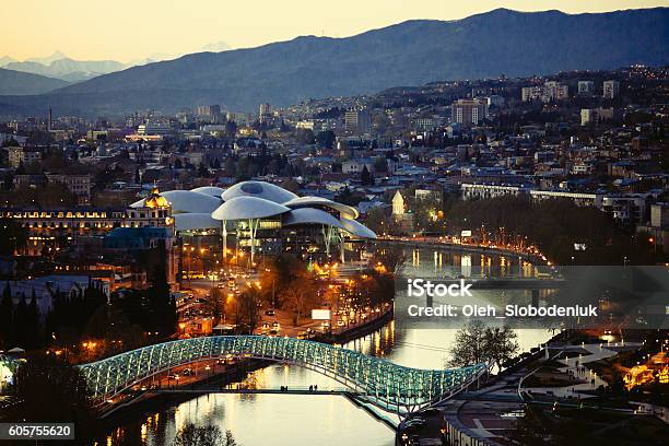 Tbilisi Stock Photo - Download Image Now - Tbilisi, Georgia - Country, Night