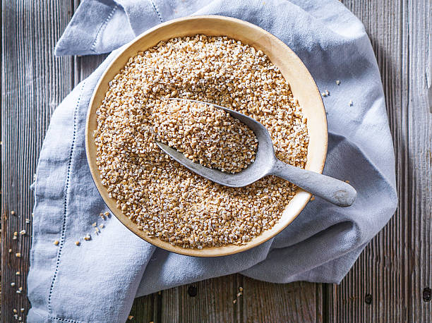 istock Raw Organic Steel Cut Oats in a Bowl. 605770140