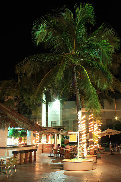 istock Outdoor restaurant in hotel 605772148