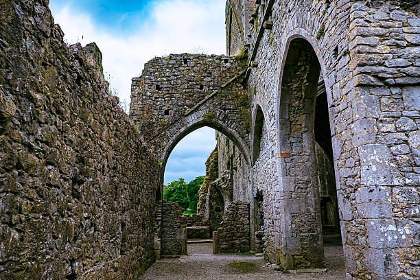 istock Walkway In Hore Abbey 605779427