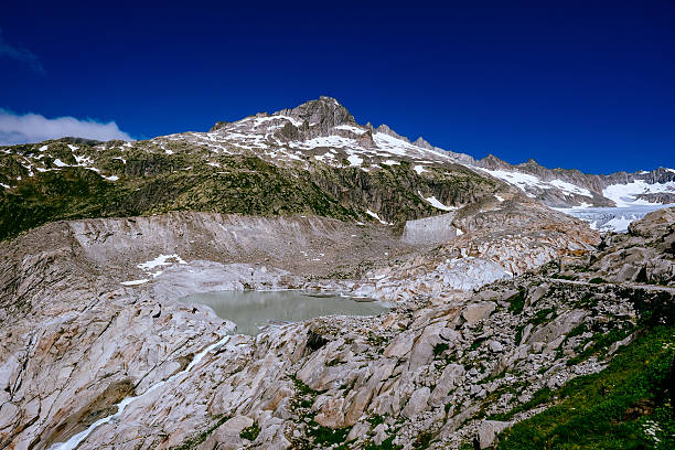 istock Idyllic View Of Alps Against Clear Blue Sky 605780891