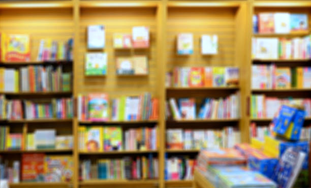 istock Books on bookshelves 605782744