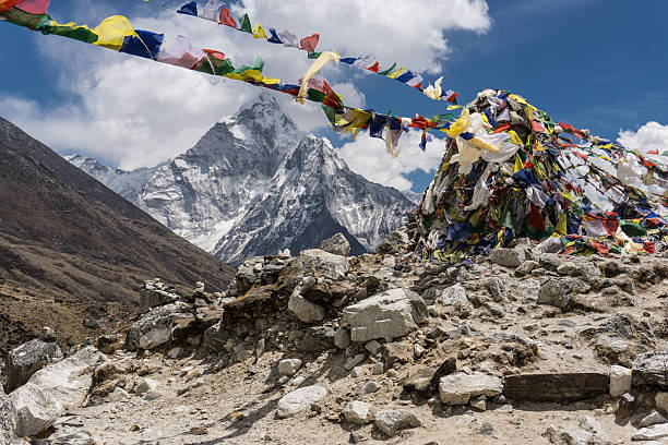 istock Dingboche to Lobuche, Nepal 605784340
