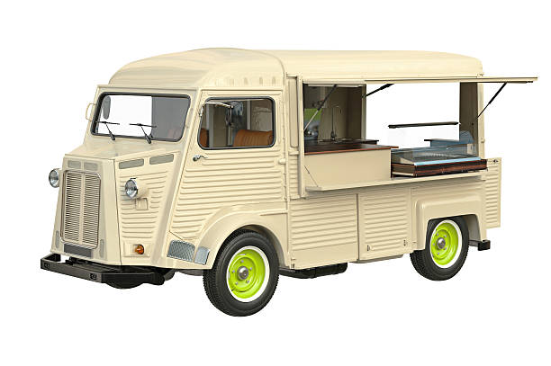 istock Food truck eatery 605785098
