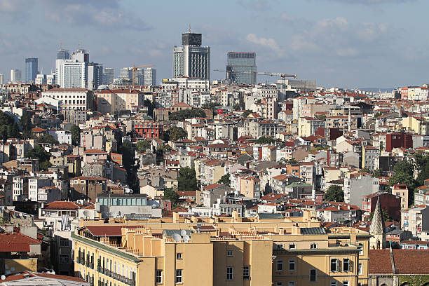 istock Galata and Karakoy district in Istanbul city 605785784