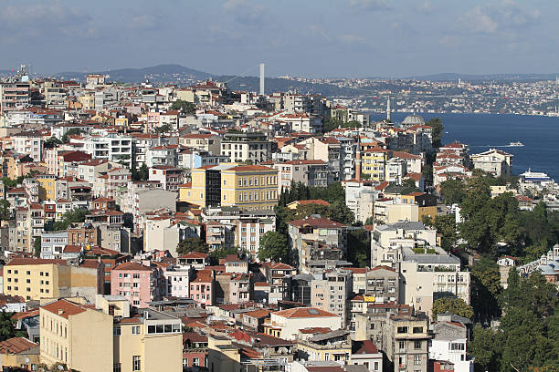 istock Galata and Karakoy district in Istanbul city 605785938