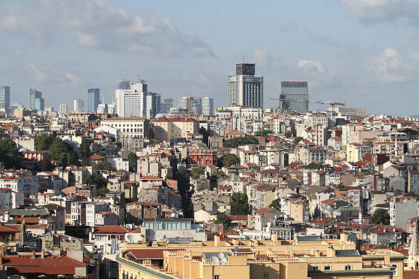 istock Galata and Karakoy district in Istanbul city 605785978