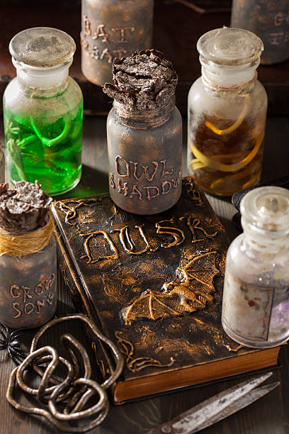istock witch apothecary jars magic potions halloween decoration 605786550