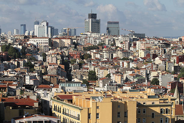 istock Galata and Karakoy district in Istanbul city 605786996