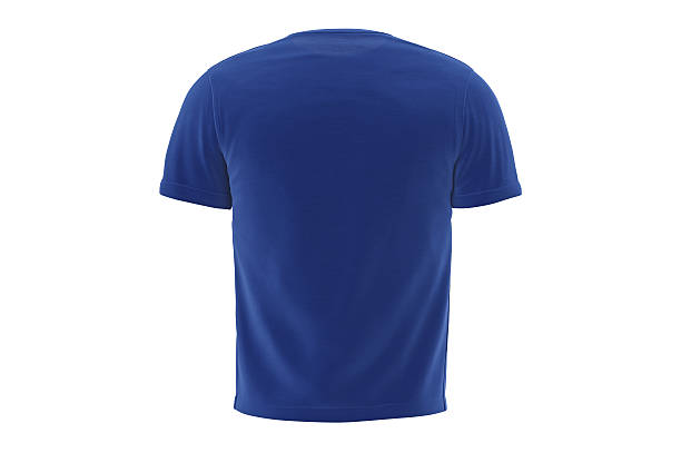 istock T-shirt mens textile, back view 605788180