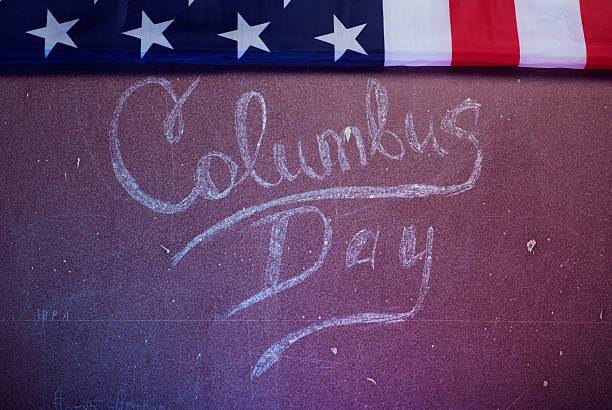istock The text on the Board and an American flag, 605955188