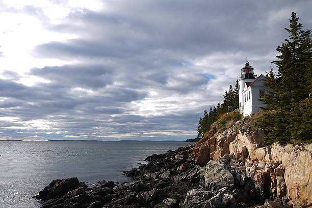 istock Bass Harbor Head Light, Maine, USA 605959552