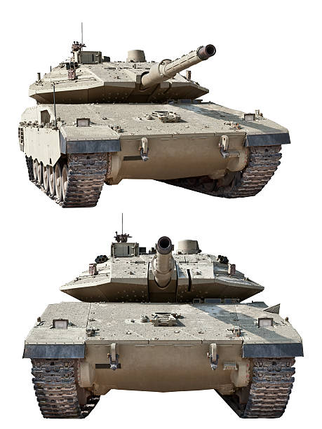 istock Israeli battle tank Merkava MK3. 605965672